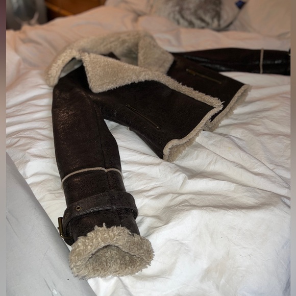 Vintage faux shearling coat - Picture 6 of 10